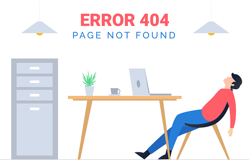 404 Not Found Graphic